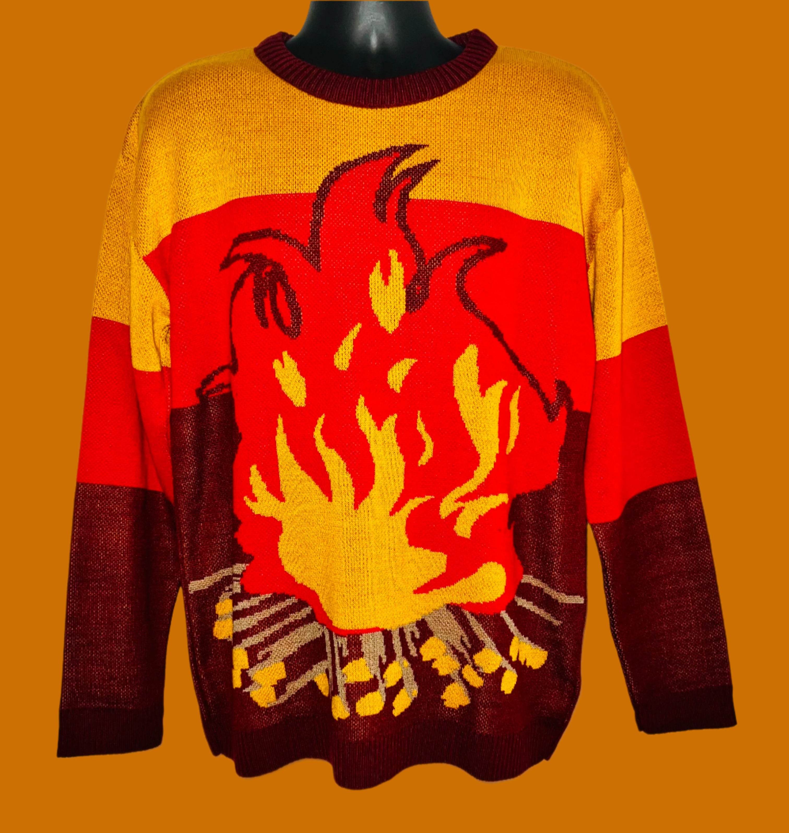 “Bonfire Spirit Sweater – Limited Flame Edition by RNF ENT” - RNF ENT