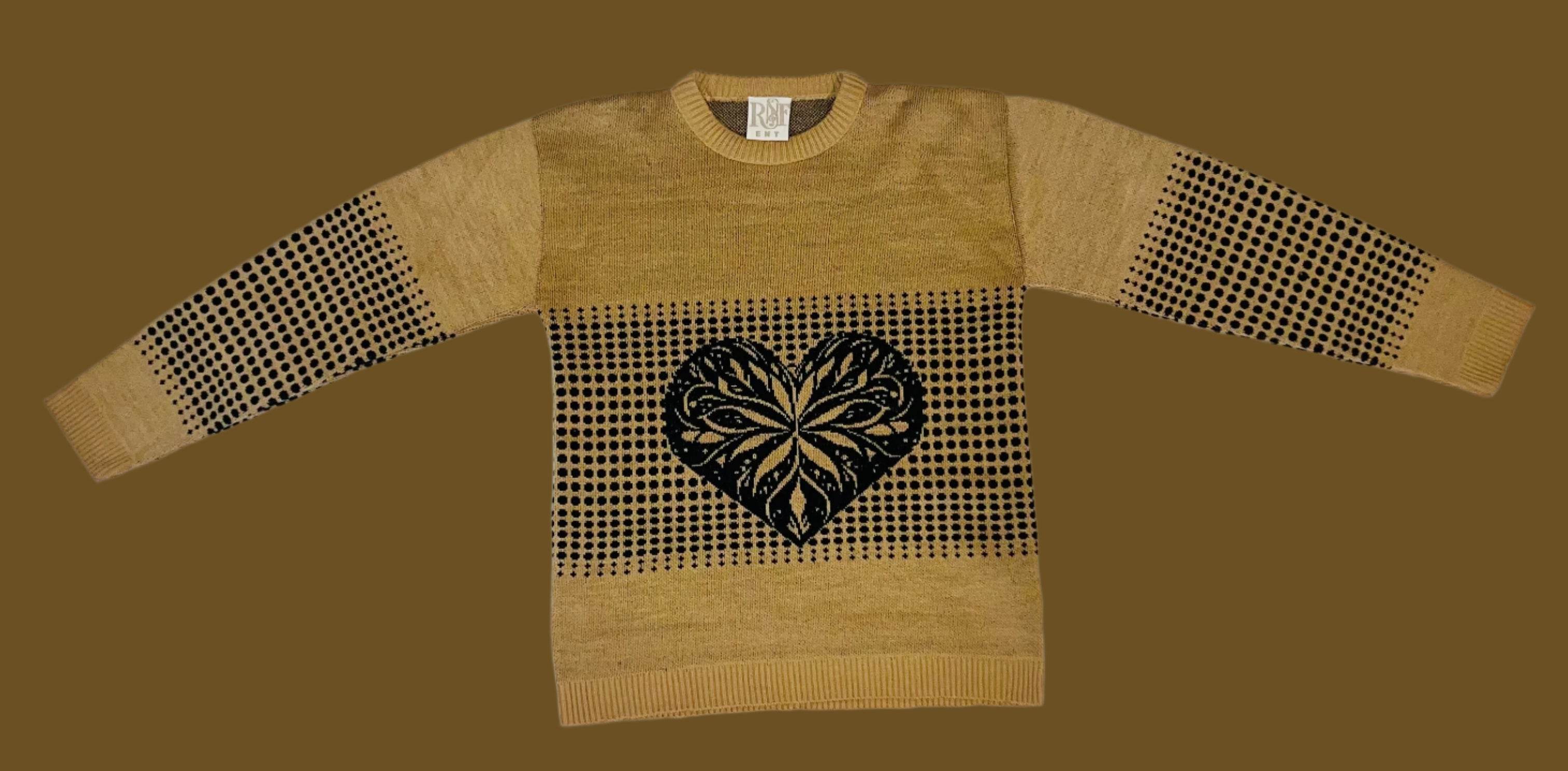 Heart of Gold Knit Sweater – RNF ENT Premium - RNF ENT