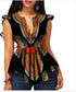 Bold African Print Cotton Blouse – Show Up, Stand Out - RNF ENT