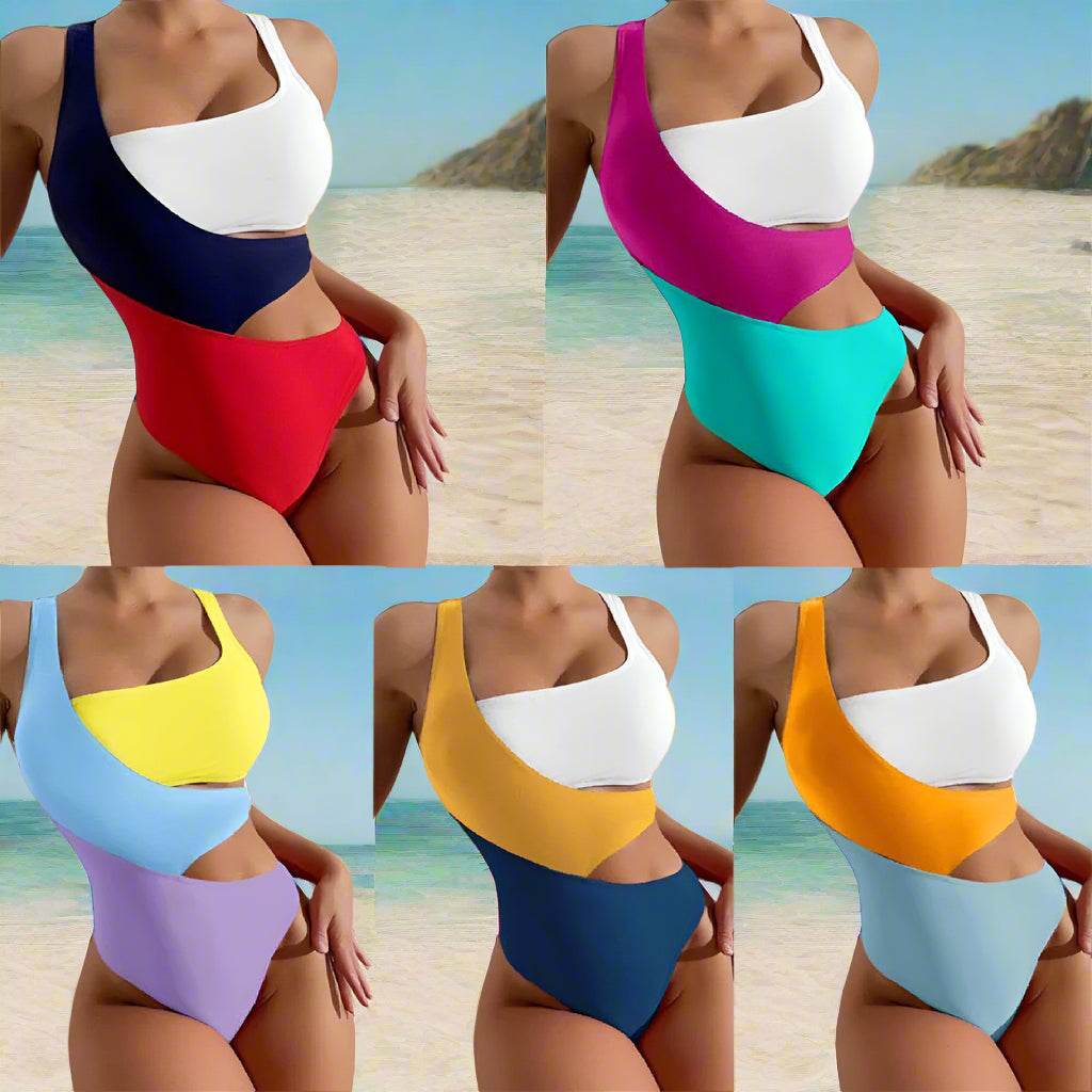 High-Waist Body Shaping Bikini – Bold Colors, Conservative Cut, Total Confidence - RNF ENT