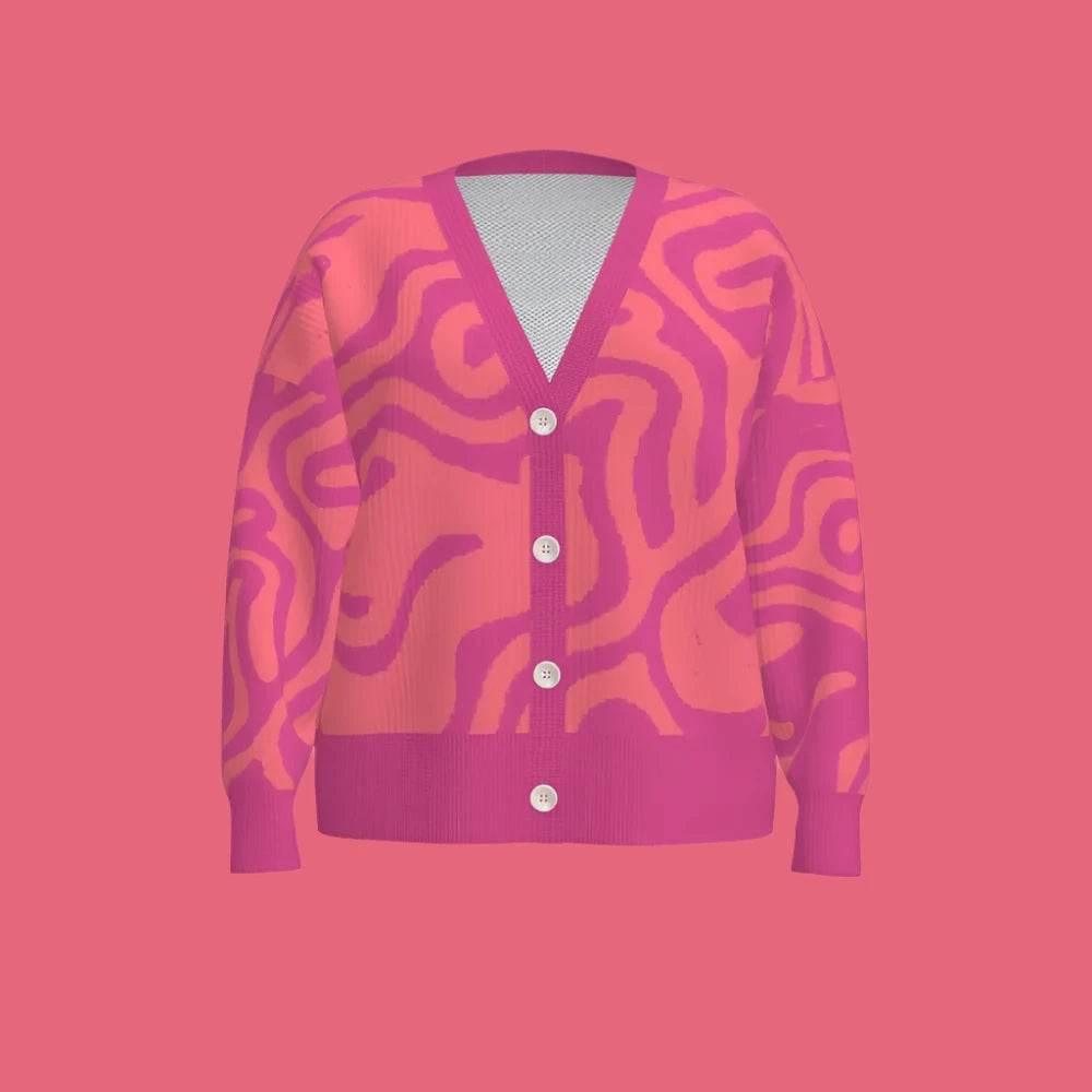 Women's Drop Shoulder Cardigan (Curve) - RNF ENT
