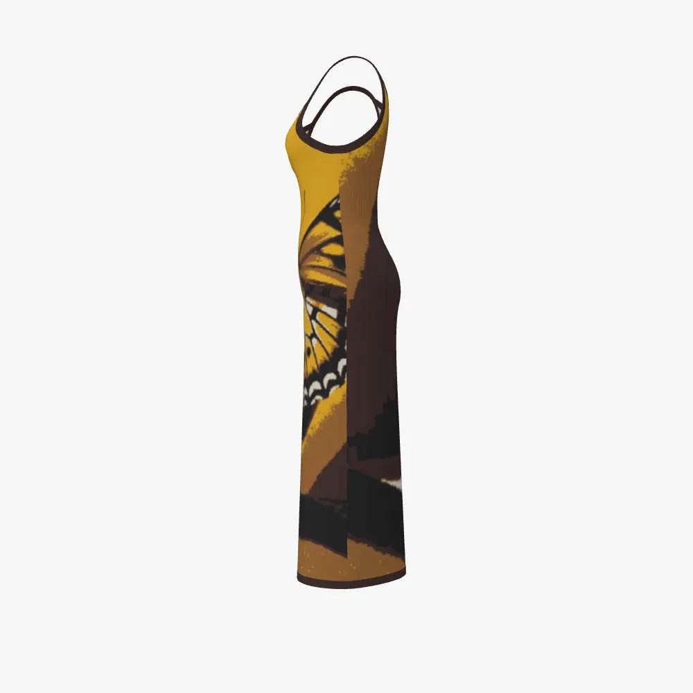 🌼 Butterfly Graphic Slip Dress – Soft, Stylish, Sustainable - RNF ENT