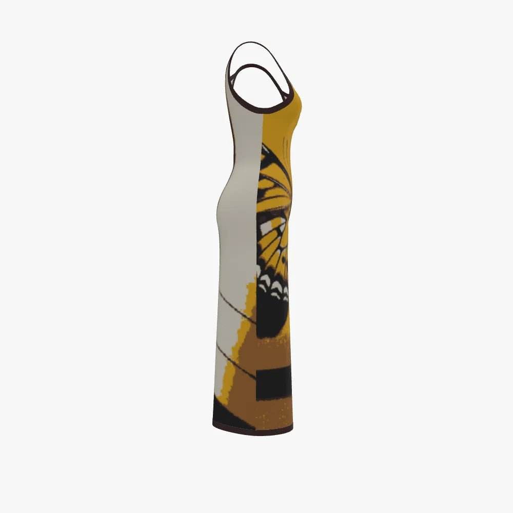 🌼 Butterfly Graphic Slip Dress – Soft, Stylish, Sustainable - RNF ENT