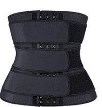 3-Row Waist Trainer Belt – Adjustable Compression for Workout, Waist Support & Slimming - RNF ENT