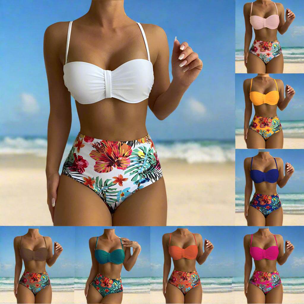 Floral Spaghetti Strap Bikini Set – 2-Piece Summer Must-Have - RNF ENT