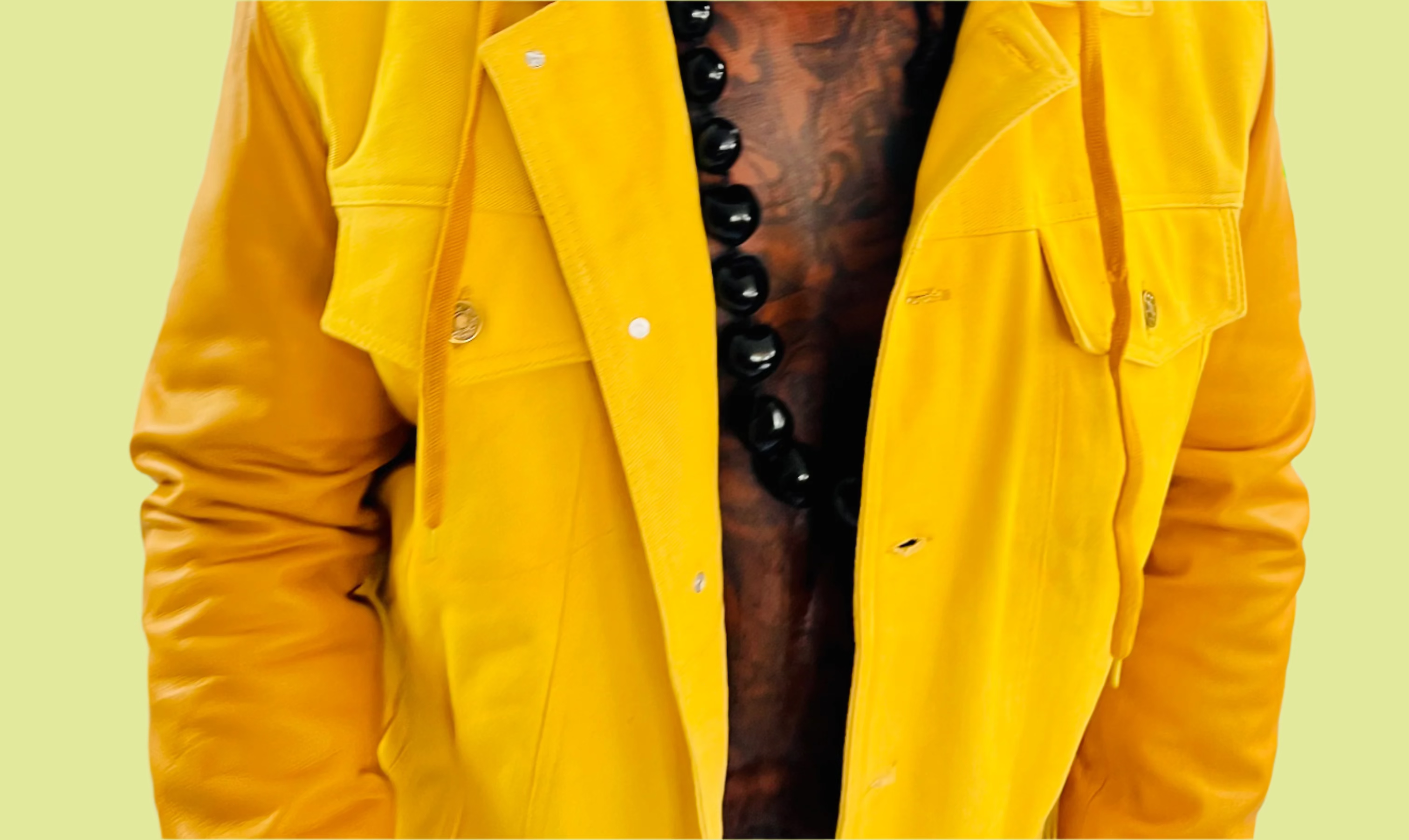 DENIM LEATHER SLEEVE JACKETS - RNF ENT