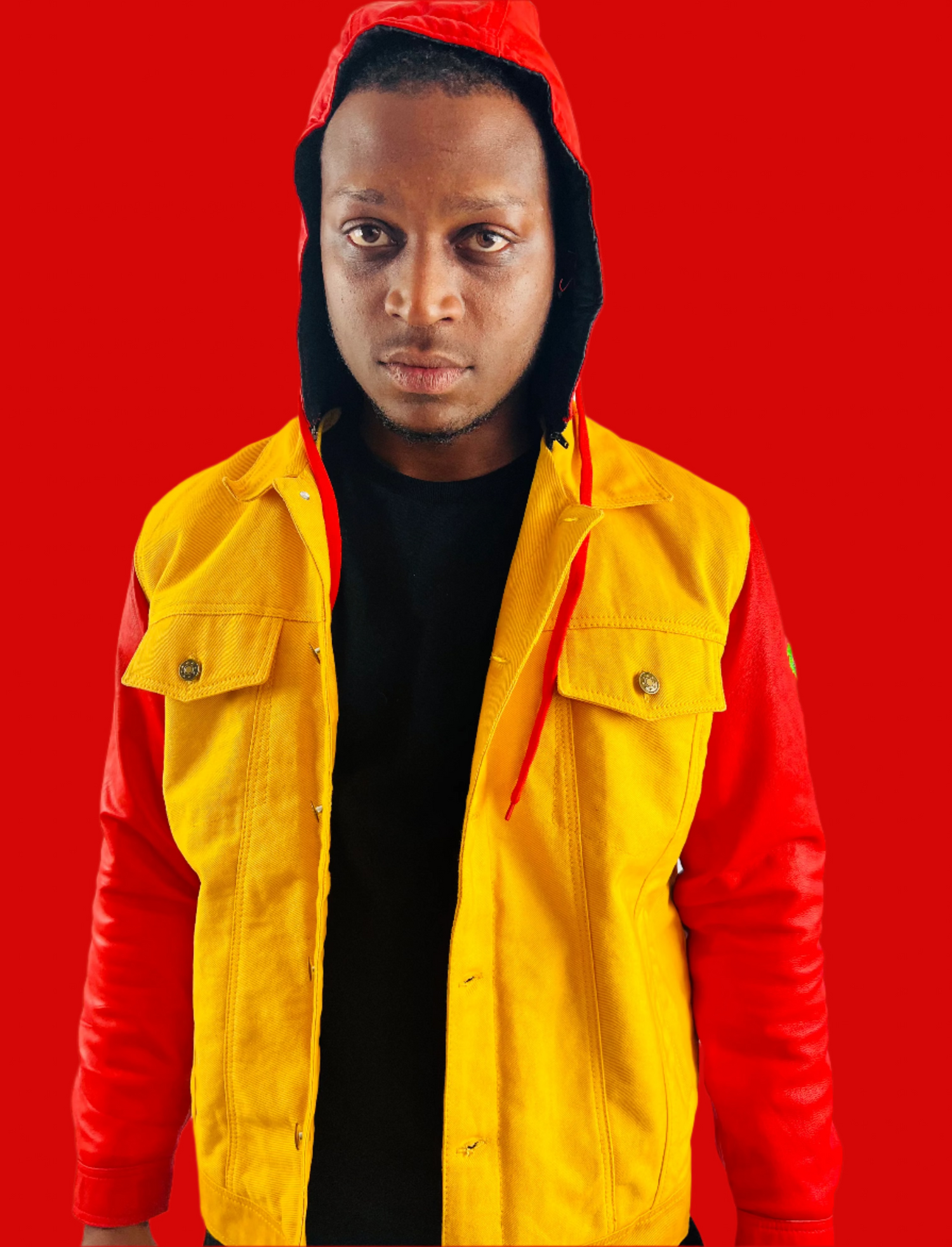 DENIM LEATHER SLEEVE JACKETS - RNF ENT