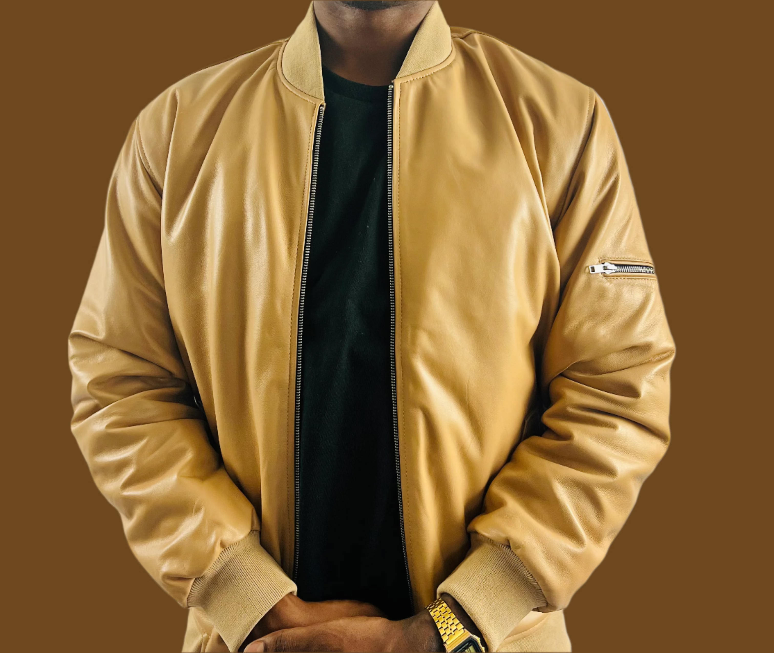 LAMBSKIN BOMBER JACKETS - RNF ENT