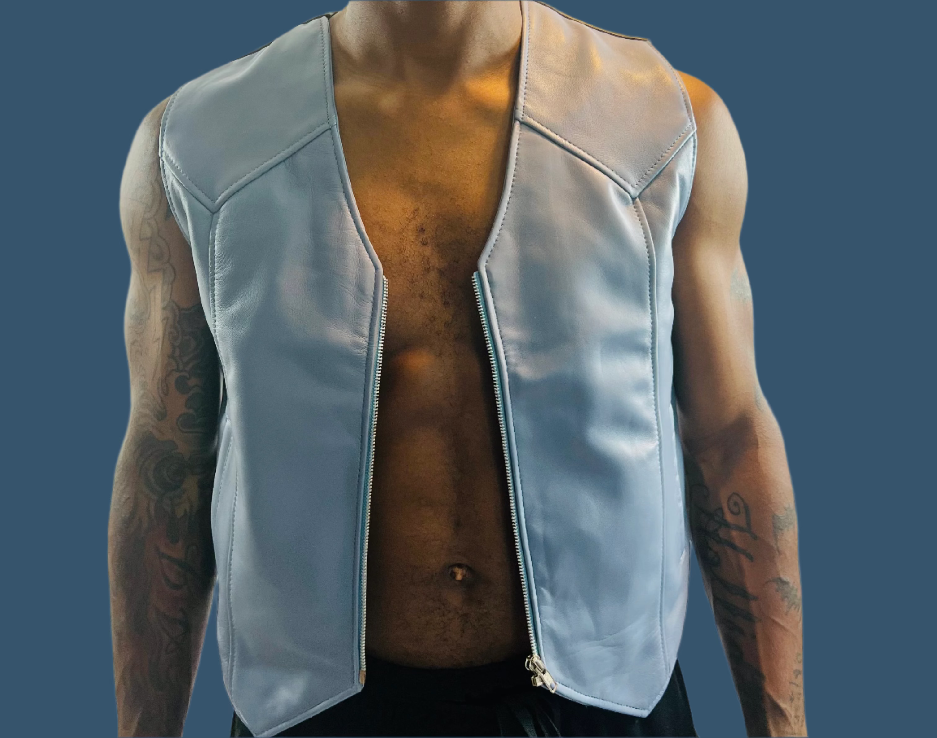 LEATHER VEST - RNF ENT