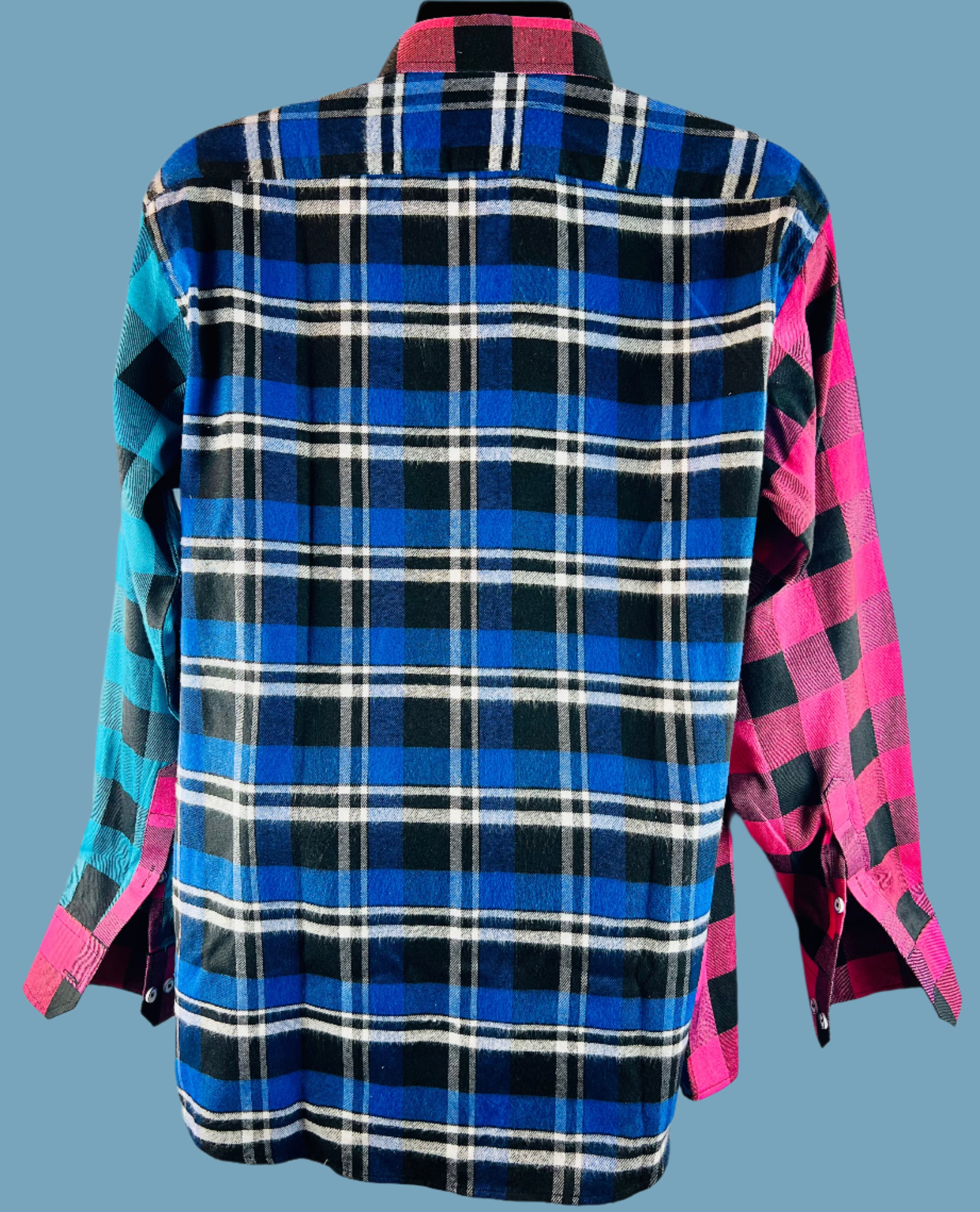 Unorthodox Plaid Long Sleeve Shirt – RNF ENT Exclusive Streetwear Drop - RNF ENT