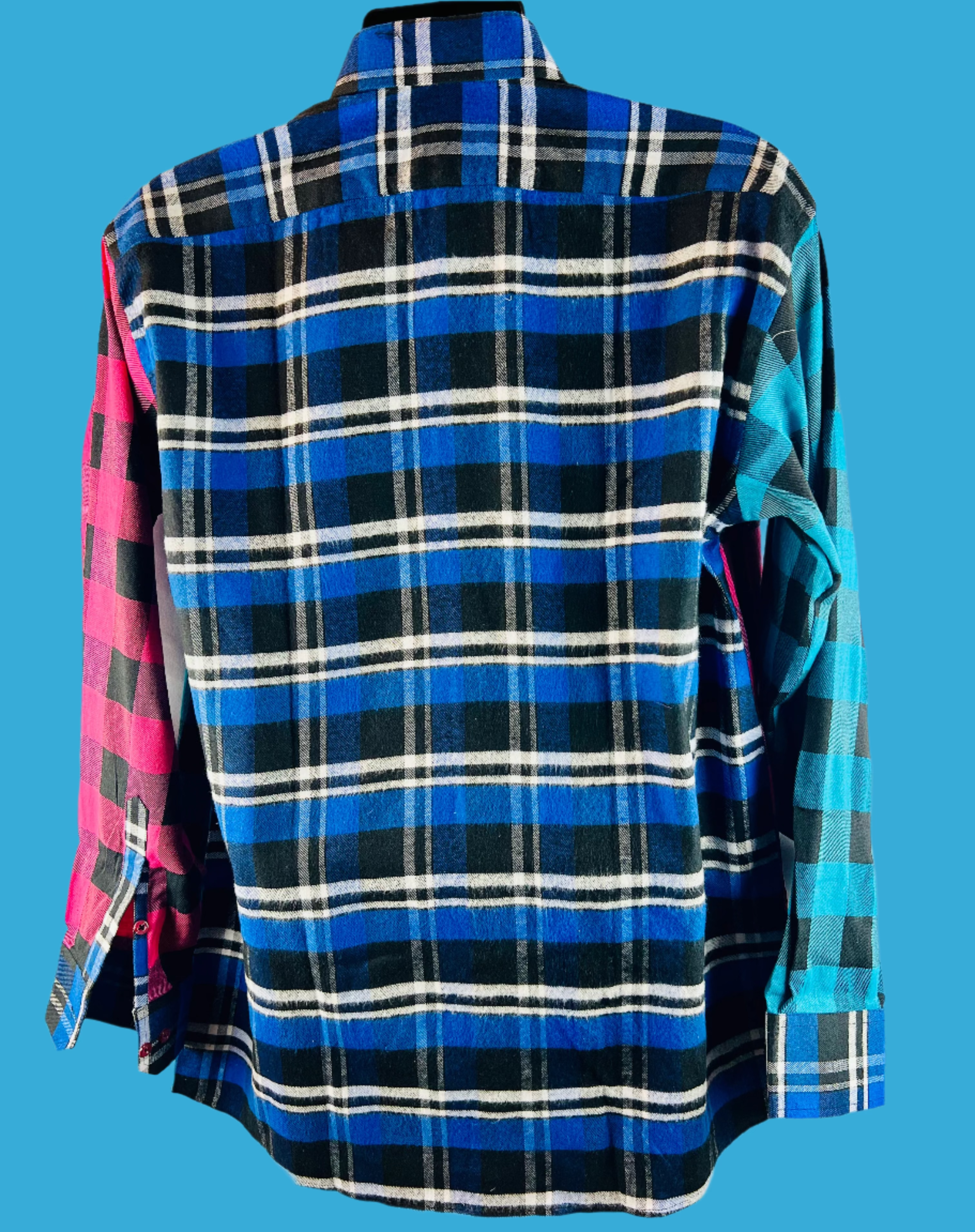Unorthodox Plaid Long Sleeve Shirt – RNF ENT Exclusive Streetwear Drop - RNF ENT