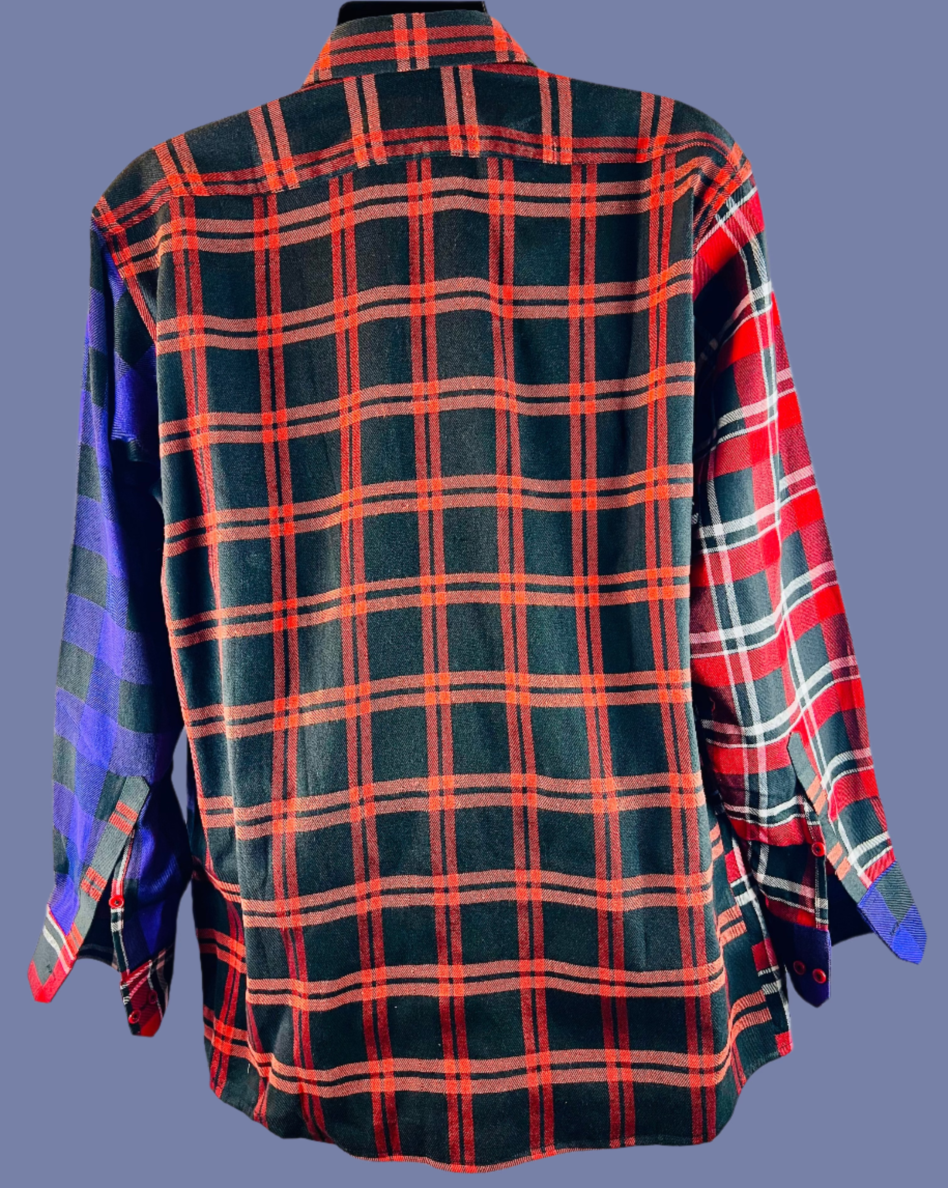 Unorthodox Plaid Long Sleeve Shirt – RNF ENT Exclusive Streetwear Drop - RNF ENT
