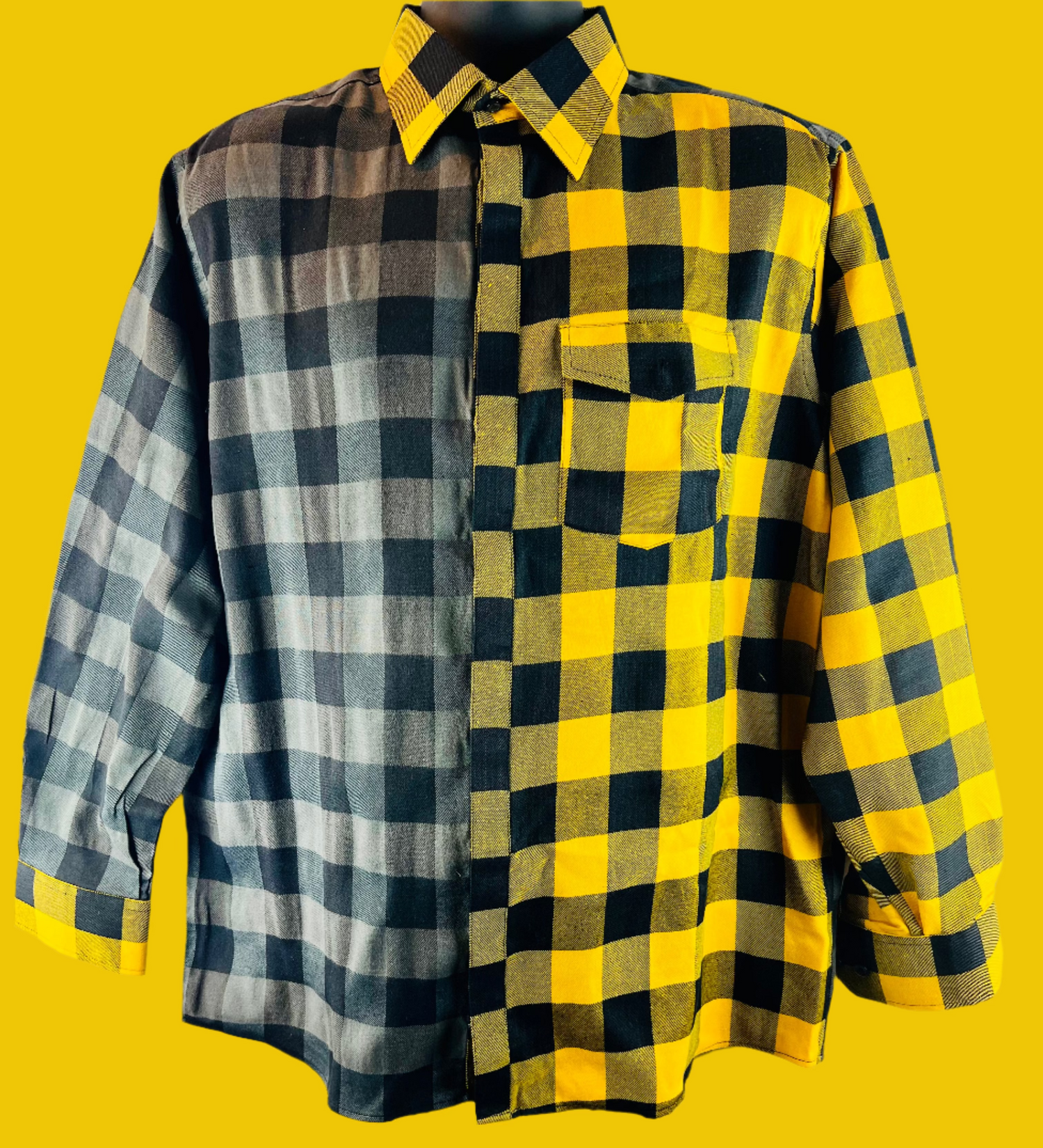 Unorthodox Plaid Long Sleeve Shirt – RNF ENT Exclusive Streetwear Drop - RNF ENT