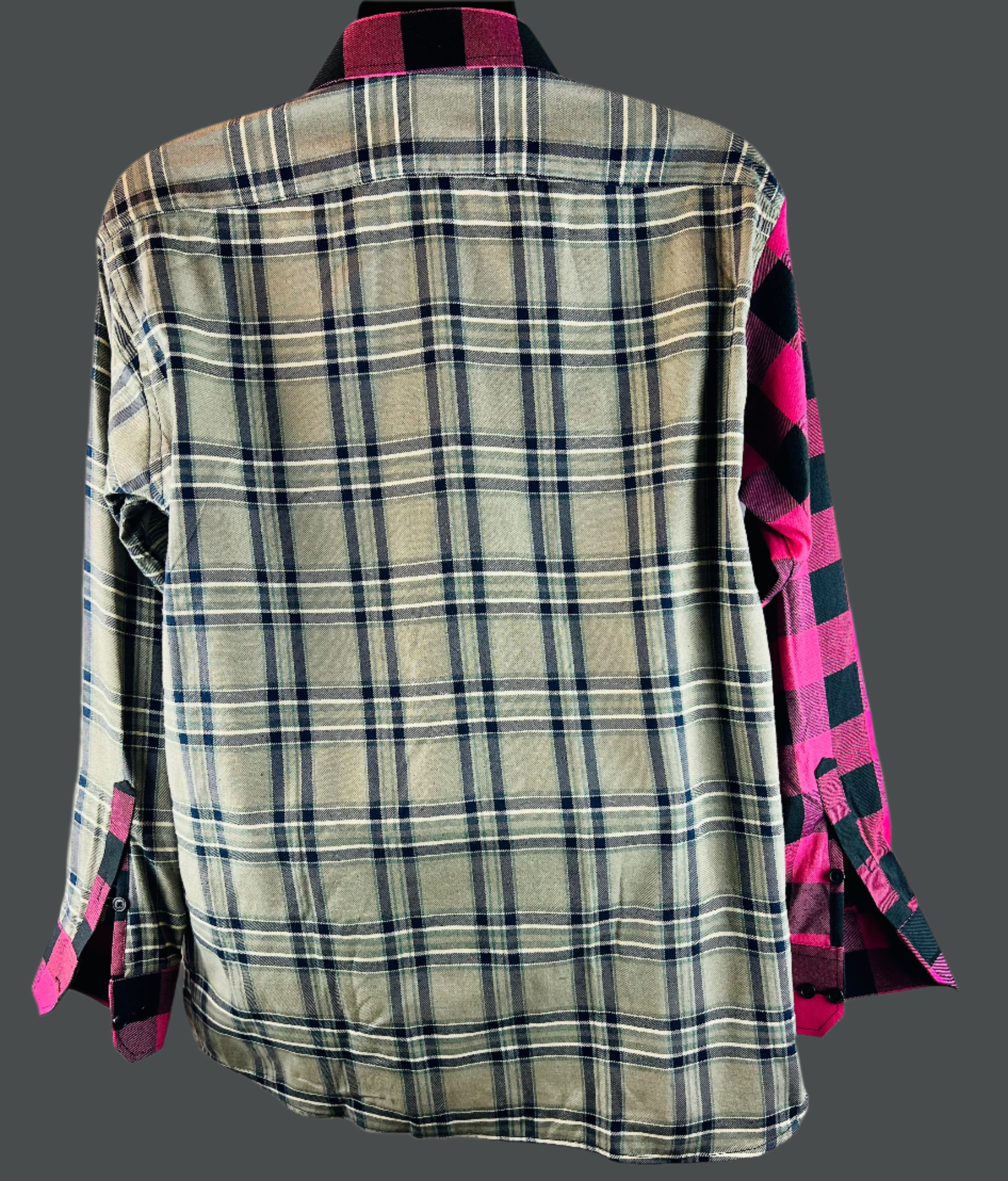 Unorthodox Plaid Long Sleeve Shirt – RNF ENT Exclusive Streetwear Drop - RNF ENT
