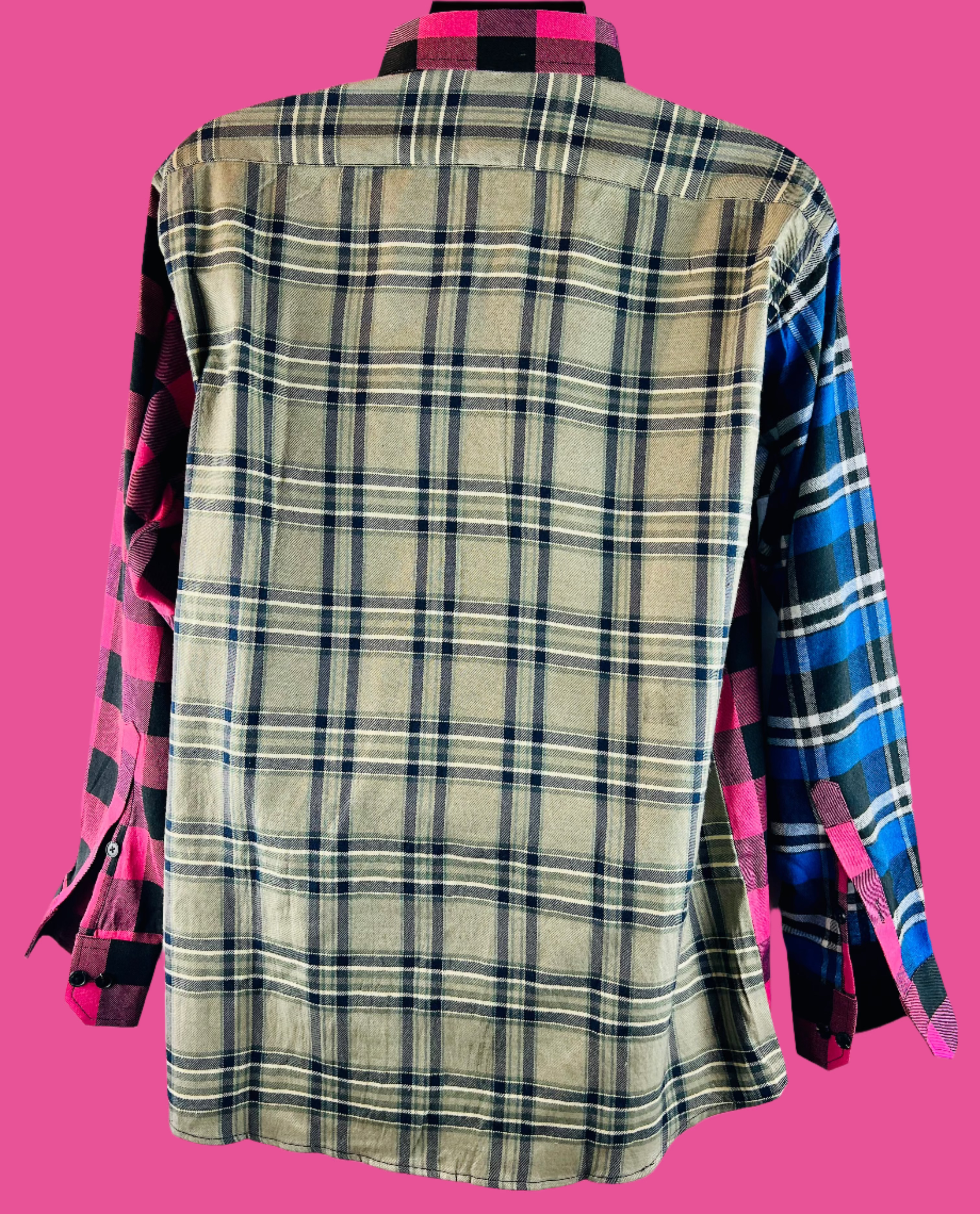 Unorthodox Plaid Long Sleeve Shirt – RNF ENT Exclusive Streetwear Drop - RNF ENT