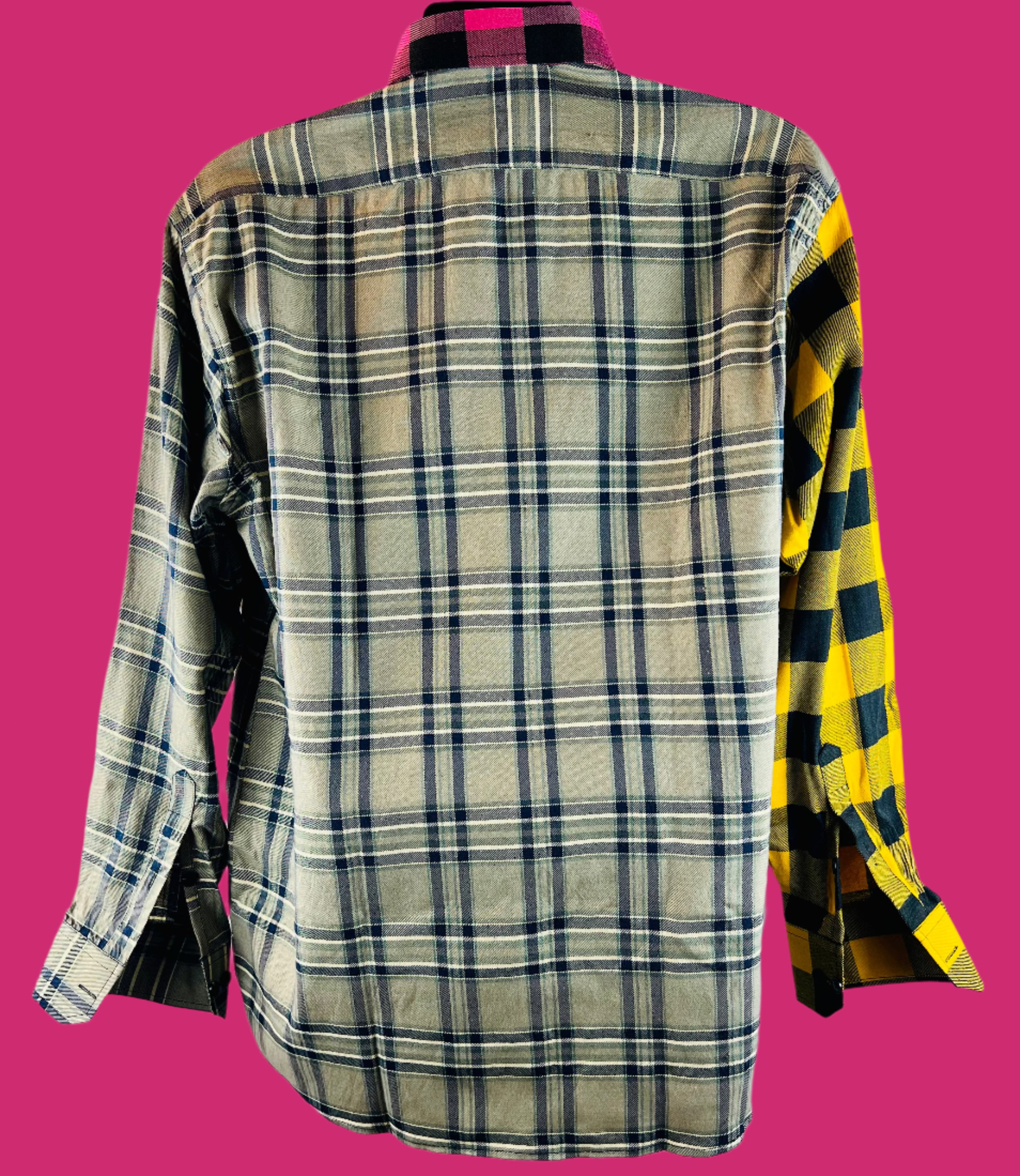 Unorthodox Plaid Long Sleeve Shirt – RNF ENT Exclusive Streetwear Drop - RNF ENT