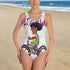 Bold Beauty One-Piece Swimsuit – Sculpting Fit, Vivid Print, Full Confidence - RNF ENT