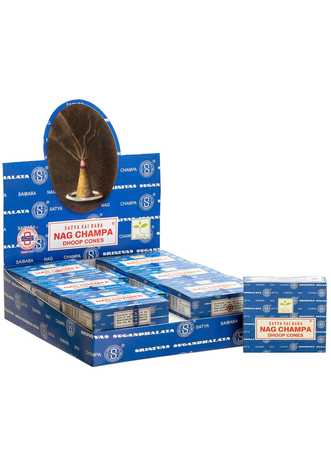 Original Satya Sai Baba Nag Champa Incense Dhoop Cones