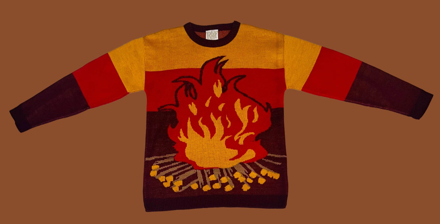 “Bonfire Spirit Sweater – Limited Flame Edition by RNF ENT” - RNF ENT