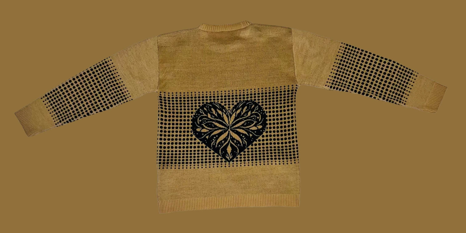 Heart of Gold Knit Sweater – RNF ENT Premium - RNF ENT