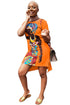 African Girl Print Casual Dress - RNF ENT