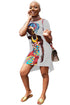 African Girl Print Casual Dress - RNF ENT