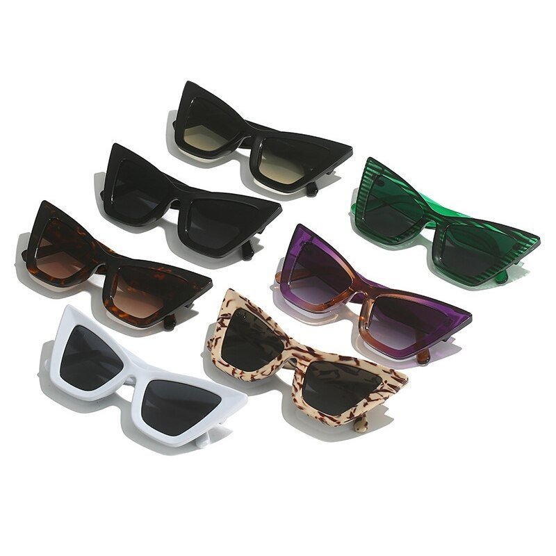 Fashion Oversized Cat Eye Women Sunglasses Vintage Brand Designer Gradient Shades UV400 Men Trending Sun Glasses - RNF ENT