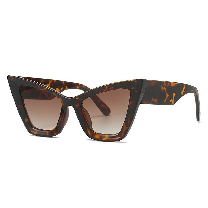 Fashion Oversized Cat Eye Women Sunglasses Vintage Brand Designer Gradient Shades UV400 Men Trending Sun Glasses - RNF ENT