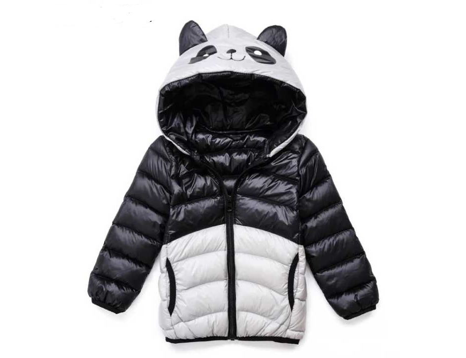 Short down jacket for children