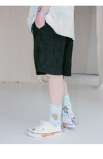Load image into Gallery viewer, Tie-Dyed Face Floret Cotton Mid-Tube Socks
