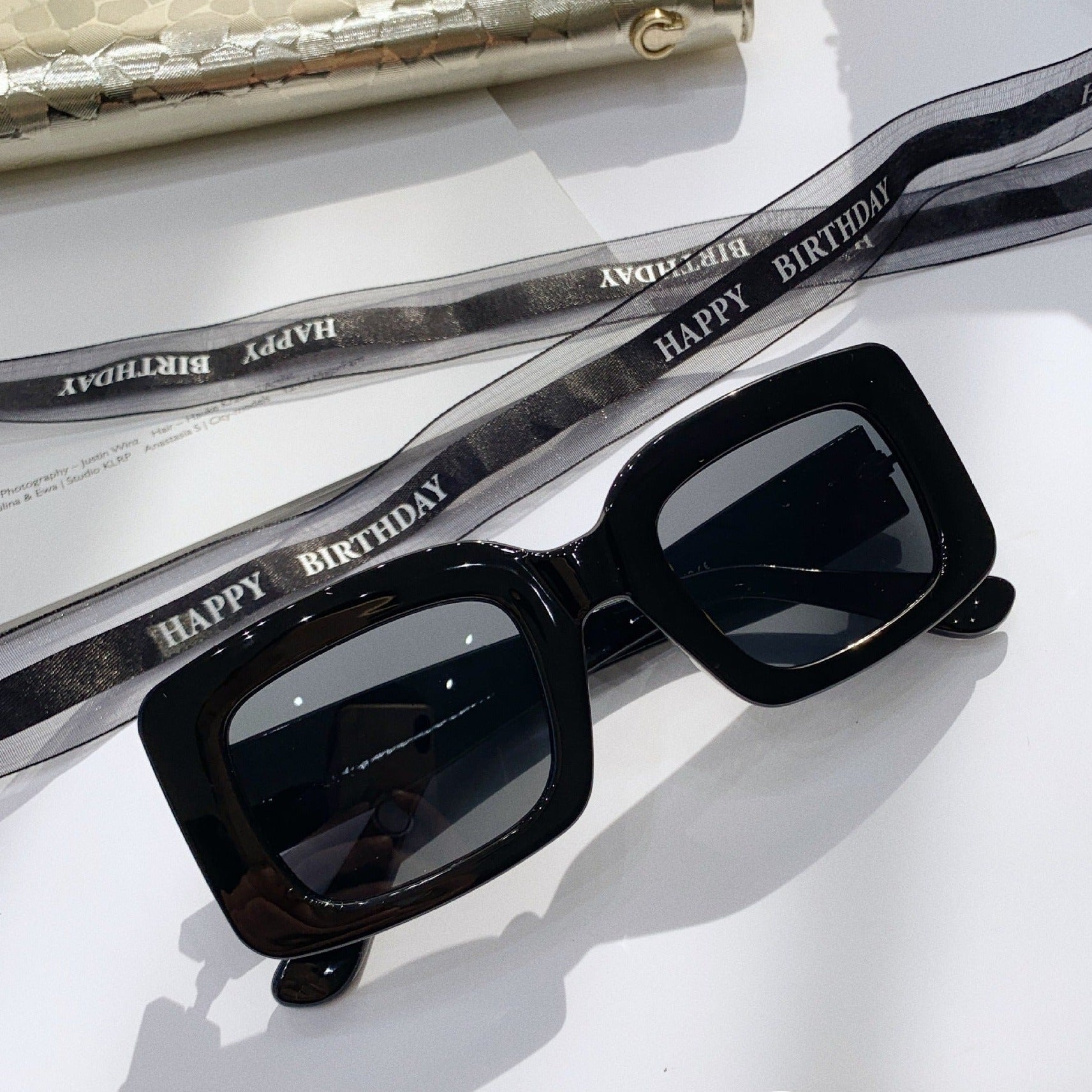 Vintage Oversized Square Sunglasses Women Retro Brand Design Rectangular Thick Frame Leopard Chic Sun Glasses Shades Men OM586