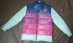 Load image into Gallery viewer, MULTICOLOR LAMBSKIN PUFF LEATHER JACKETS
