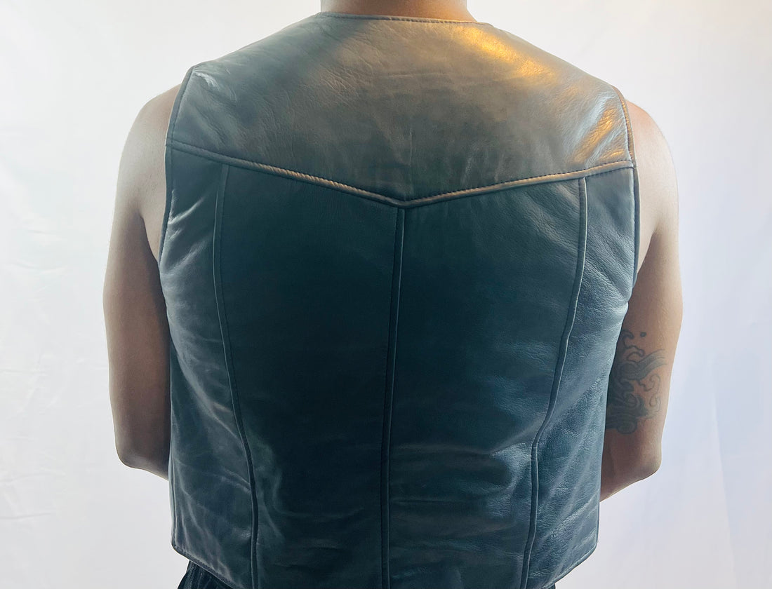 LEATHER VEST