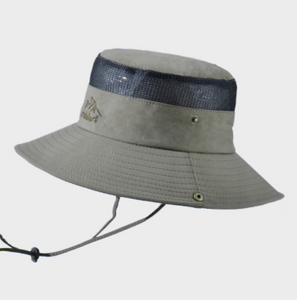 Solid Color Big Brim Sun Hat Outdoor Mountaineering Protection
