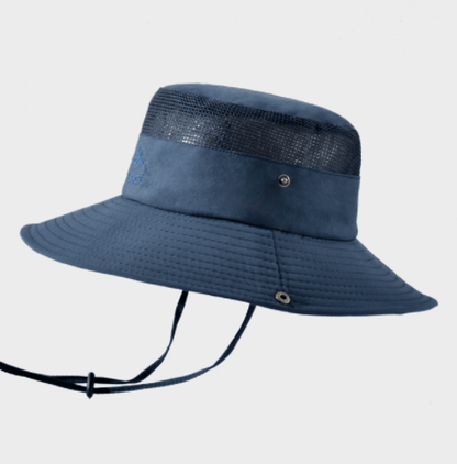 Solid Color Big Brim Sun Hat Outdoor Mountaineering Protection - RNF ENT