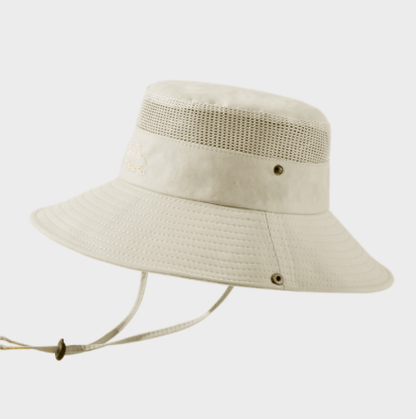 Solid Color Big Brim Sun Hat Outdoor Mountaineering Protection - RNF ENT