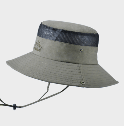 Solid Color Big Brim Sun Hat Outdoor Mountaineering Protection - RNF ENT