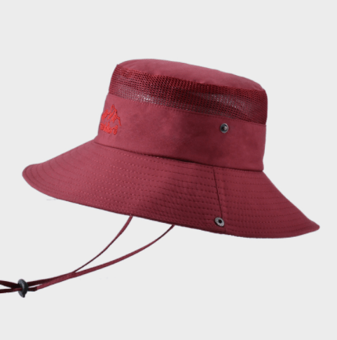 Solid Color Big Brim Sun Hat Outdoor Mountaineering Protection - RNF ENT